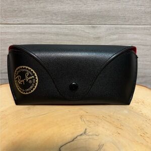 Vintage Ray Ban Case Sunglasses Luxottica CASE ONLY made in Italy Black